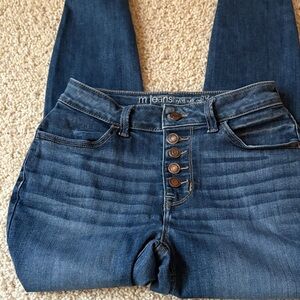 Maurices High Rise Dark Blue Jeans
